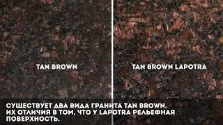 Анинго. Натуральный гранит Tan Brown.