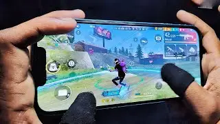 Solo vs squad unexpected game play in IOS // IPHONE 13 HANDCAM 