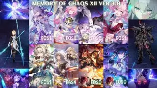[HSR] Ver 3.8 NEW Memory of Chaos (XII) | Cyrene Castorice Team & Firefly Dahlia Super Break Team