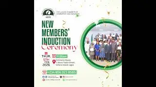 LCCI NEW MEMBERS' INDUCTION CEREMONY