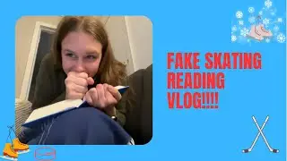 Fake Skating Reading Vlog #books #vlog #slay #slayeveryday #bookvlog #readingvlog 
