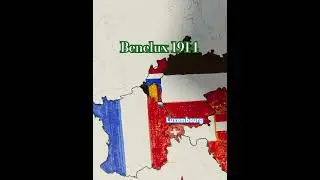 Benelux 1914 #benelux #1914 #ww1 #art #drawing #flagmap #mapping #netherlands #belgium #luxembourg