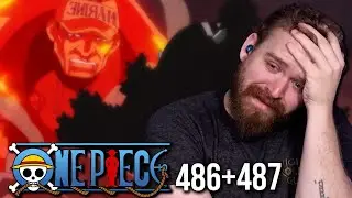 NOT JIMBEI TOO | One Piece Ep 486+487 Reaction & Review | Marineford Arc