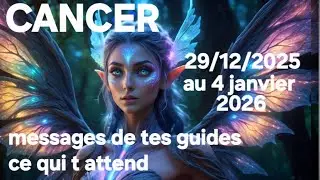 CANCER ♋️ 29/12 au 4/01/26 🪻un souhait financier se réalise ❤️ tu dois réagir maintenant 