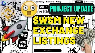 Wall Street Meme Coin Update | New WSM coin Listing & Pump CONFIRMED