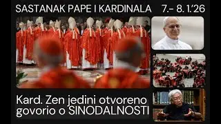 Kardinali i papa Lav XIV na sastanku & Kardinal Zen: jedini otvoreno kritizira SINODALNOST
