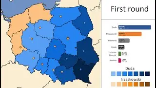 [HD] 2020 Polish Presidential Election &ndash; First Round Results Map