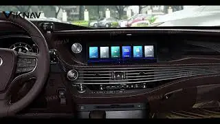 Viknav Linux Interface Box For Lexus LS 2018-2020-Display： CarPlay Android Auto display screen