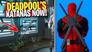 How to UNLOCK Deadpool's Katanas! - Find Deadpools Katanas Locations [Week 4 Challenges] (Fortnite)