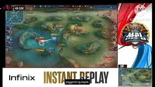 MPL-PH S11 Week1 Day3 / Onic PH vs RSG PH Game2....replay....