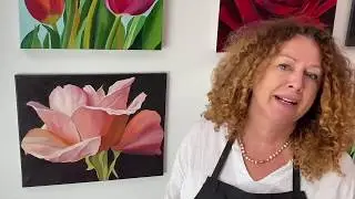 Blooms Live Online -Learn How to Paint Blooms LIVE from home with Jacqueline Coates
