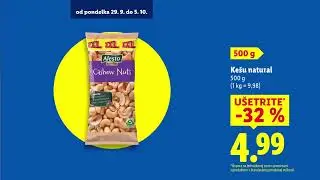 🌰 Ke&scaron;u, 🥤 Kofola Original a 🧻 kuchynsk&eacute; utierky od 29. 9. 2025 | Lidl Slovensko
