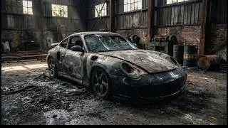 Burnt to Brand New 🔥 ASMR Porsche 911 Turbo Full Restoration | Satisfying Rebuild