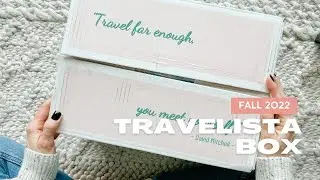 Travelista Box Unboxing Fall 2022: Travel Subscription Box