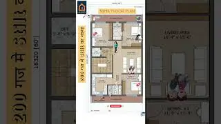 30x60 Feet 3BHK Builder Floor Plan #houseplan #floorplan #buildersanddevelopers