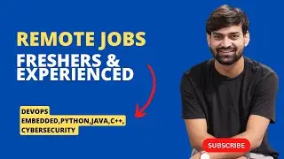 SFO Hiring Freshers & Experienced | REMOTE JOB -  DevOps, Python, CyberSecurity, Java, Embedded, C++