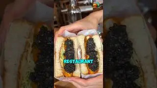 😱🍗🥪 Сэндвич с жареной курицей и икрой?!