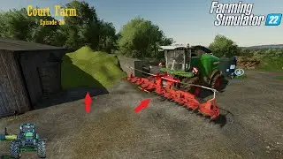 Court Farm Ep20| Farming Simulator 22| Whole crop silage using Rye! #fs22 #silage