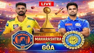 Maharashtra vs Goa Vijay Hazare trophy live 💥🔥