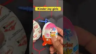 Kinder Joy Girls #asmr #kinder #kinderjoy #kinderjoytoys #unboxing
