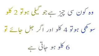 Common Sense Test in Urdu | Logical Questions | IQ Test | Brain Test | Official Urdu TV