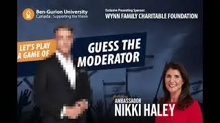 Announcing the Moderator for THE WAY FORWARD GALA