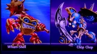 SKYLANDERS GIANTS WHAM SHELL VS CHOP CHOP