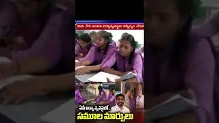 Special Report For Changes In AP Education System | Minister Nara Lokesh | CM Chandrababu