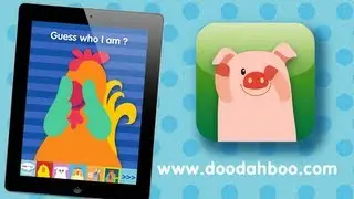 Rooster in Peek-A-Boo Farmhouse Play 'N' Learn App For Kids