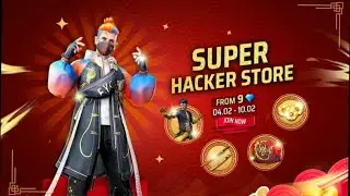 New Super Hacker&rsquo;s Store Event In Free Fire | I Got New Tiktoker Bundle | Wasting 1000💎Diamonds