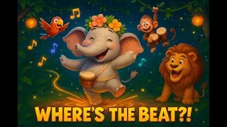 🎶🐘 Jungle Jam: The Missing Beat! | Fun Jungle Animal Story for Kids