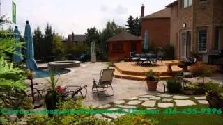 Deck, Landscaping and interlocking
