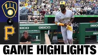 Brewers vs. Pirates Game Highlights (7/2/22) | MLB Highlights