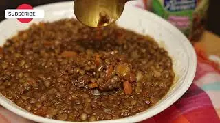 Easy Stewed Lentils - Vegan Lentils - Episode 2150