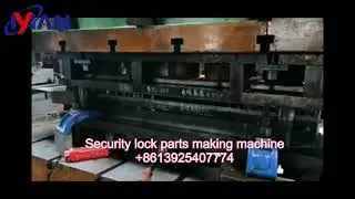 Security lock making machine metal lock manufacturing process