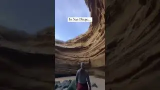 Cave located in San Diego #southerncalifornia #caves #shorts