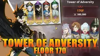 Floor 170 Tower of Adversity Guide with Black Divider Asta | Black Clover M