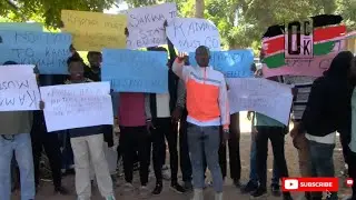 В Бунгоме прошли массовые протесты против коррумпированных чиновников в министерстве земельных ре...