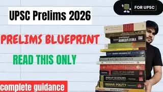 UPSC Prelims 2026 | Minimum Books List (Follow This or Waste 1 Year)