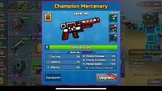 *I finally got it* Champion mercenary weapon review in pg3d