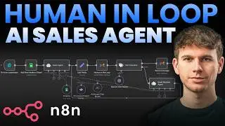 I Built a AI Sales Team In n8n (Human in the loop)