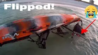 Big disaster! Flipped NEW Vibe Kayak Sea Ghost 130