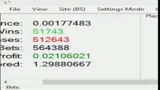 Bitsler bot +  bot  setting for sale ....( make easy profit )