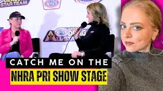 Ищите меня на сцене NHRA PRI Show Stage!