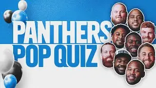 Panthers Pop Quiz with New Free Agents