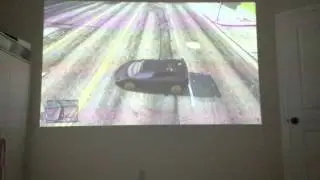 GTA 5 on AAXA LED SHOWTIME 3D PROJECTOR