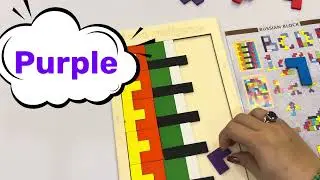 Babies Block Learning through Russian Blocks || Wood Blocks Learning Colour 