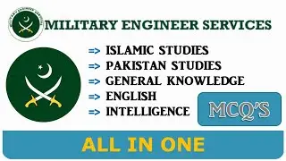 MOST IMPORTANT MCQs FOR MES TEST 2020 | COMPLETE COURSE FOR TEST PREPARATION | ALL IN ONE
