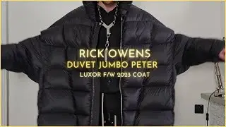 this Rick Owens coat is Huge