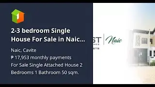 2-3 bedroom Single House For Sale in Naic Cavite, San Roque